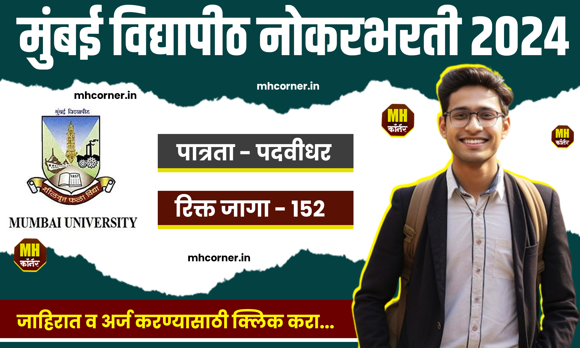 Mumbai University Recruitement 2024