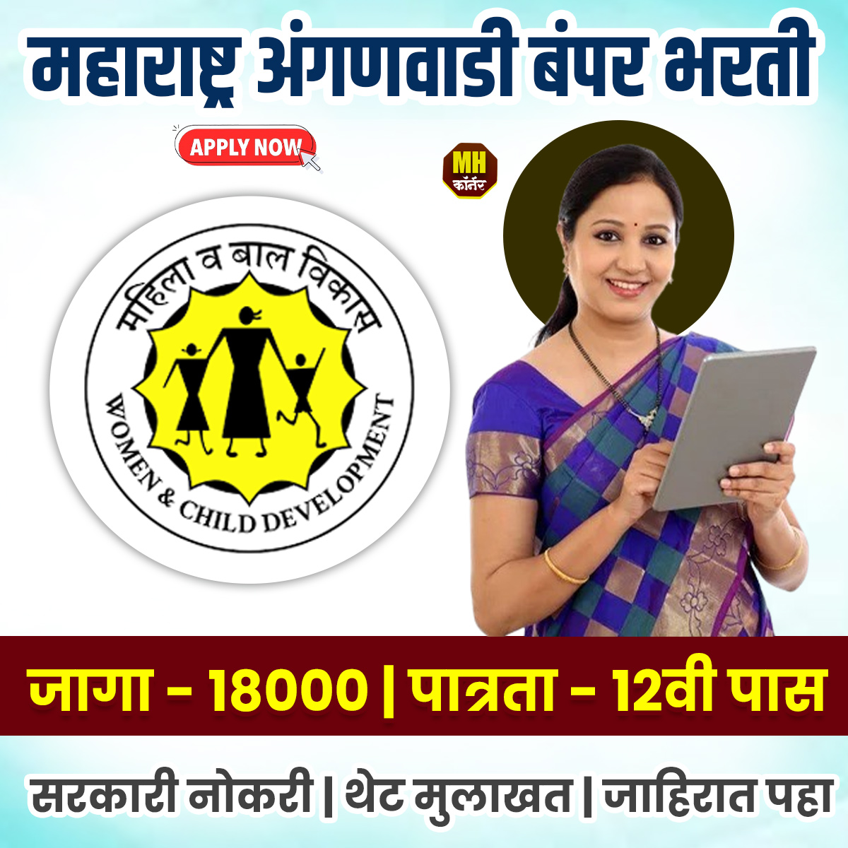 Maharashtra Anganwadi Bharti 2025